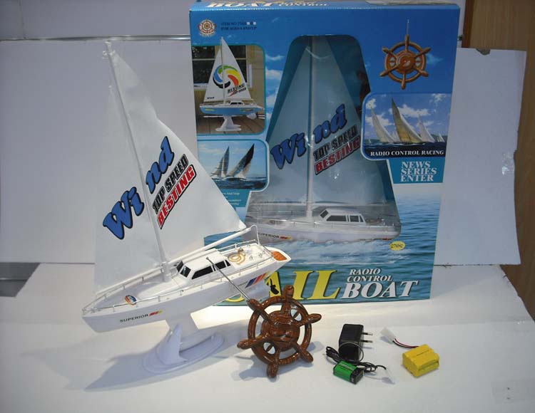 四通遥控帆船包电 758A